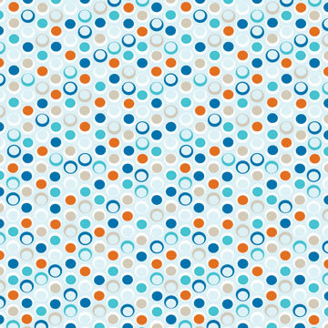Arctic Frog - Teeny Polka Dot Bikini 12x12 patterned paper    (pack of 10)